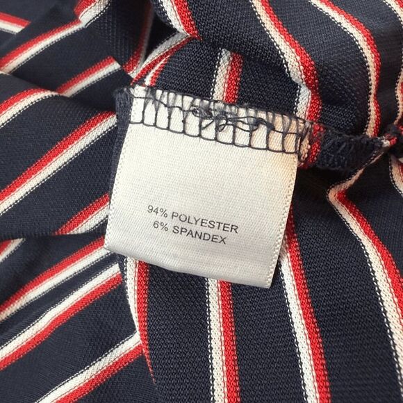 Peter Millar Mens Summer Comfort Stripe Short Sleeve Polo Shirt Multicolor Large - Picture 4 of 8